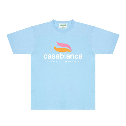 Casablanca T Shirts Fashion Print Street