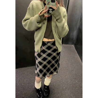Unisex Sweater Our Legacy Casual Loose Cardigan Sweater