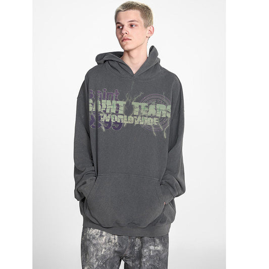 Unisex Hoodies Saint Michael Vintage Loose Hooded Sweater