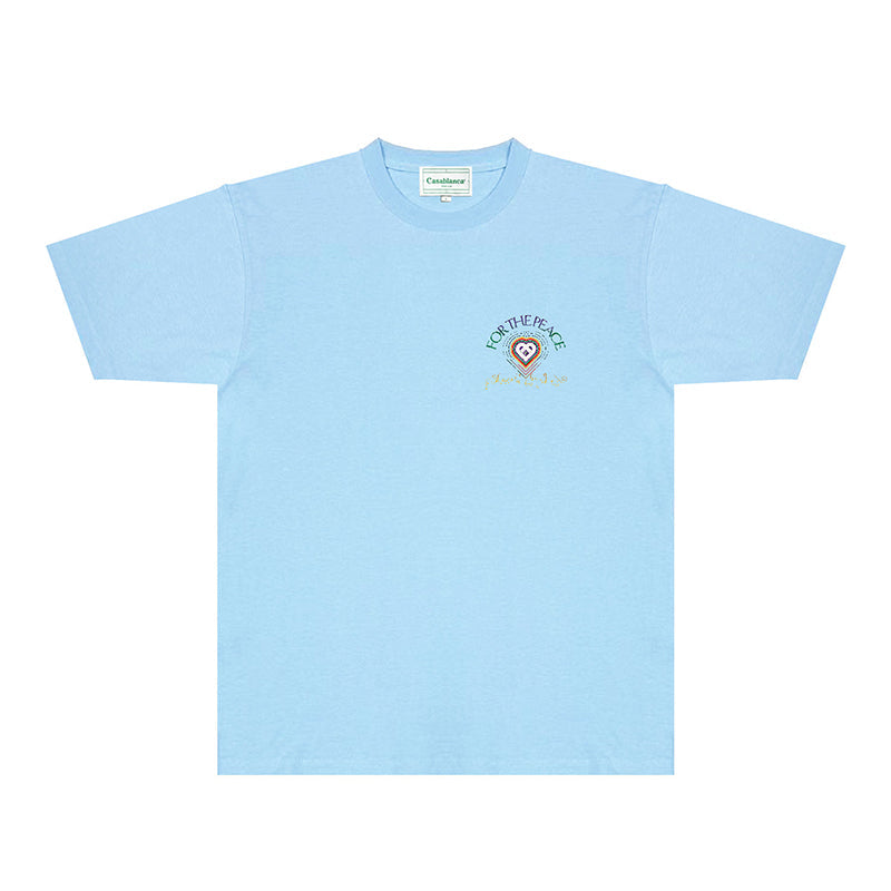 Casablanca T Shirts Fashion Print Street
