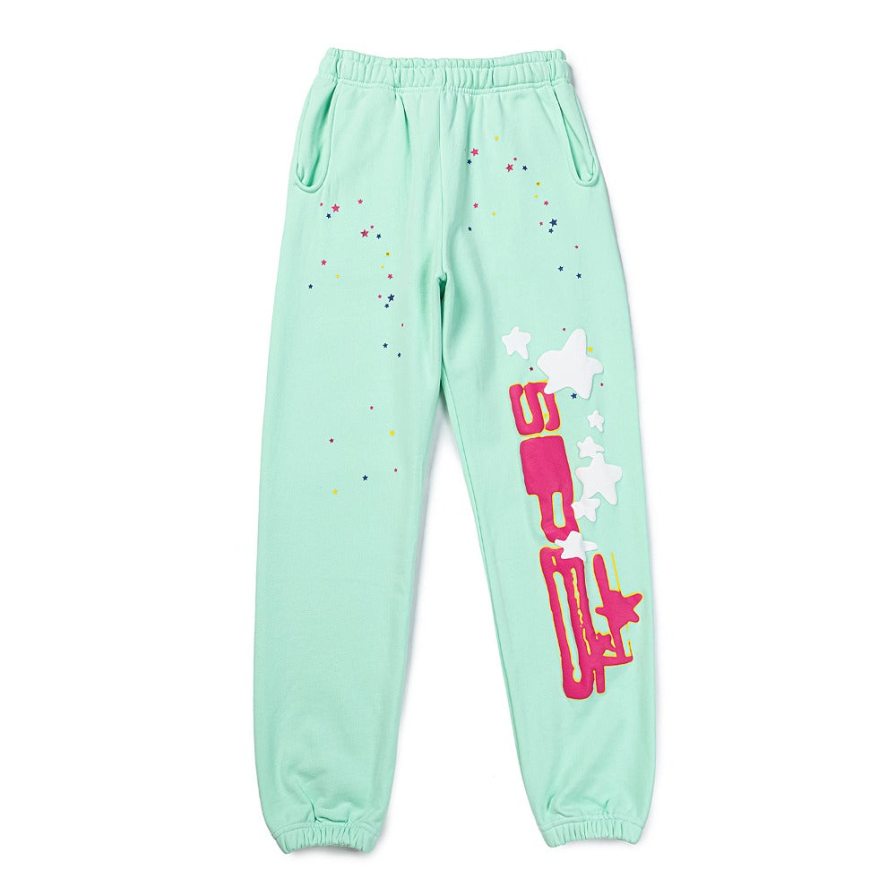 Sp5der Sweatpants Star Same Style Leisure Tappered