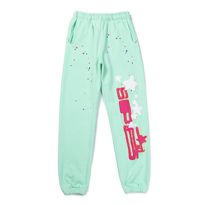 Sp5der Sweatpants Star Same Style Leisure Tappered