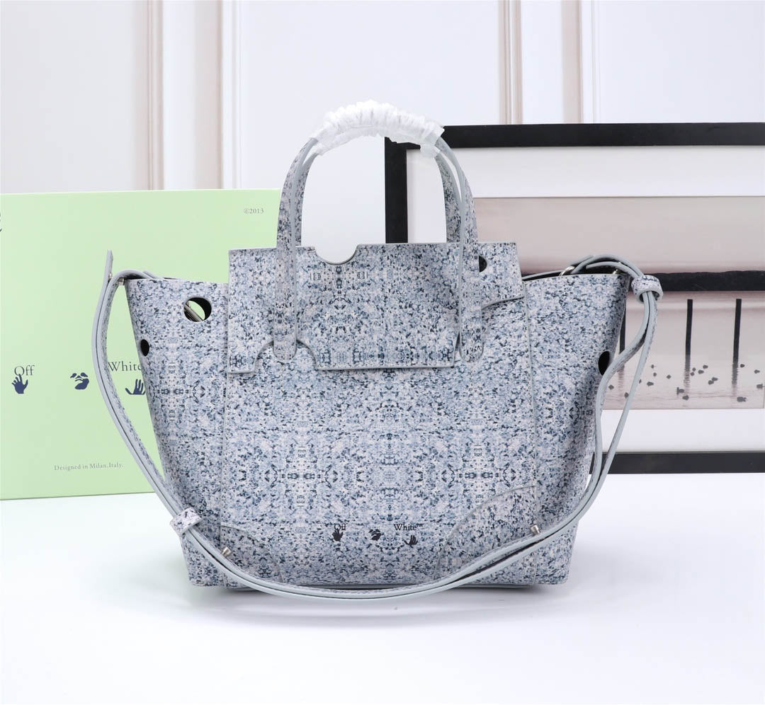 Off White Bag Casual Outdoor Convenient Tote Bag