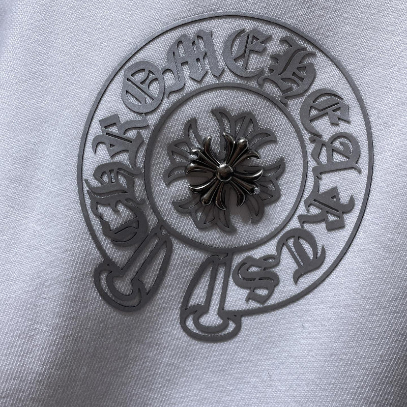 Chh Chrome Hearts Hoodie Croix Horseshoe Sanskrit Casual Hooded Sweater