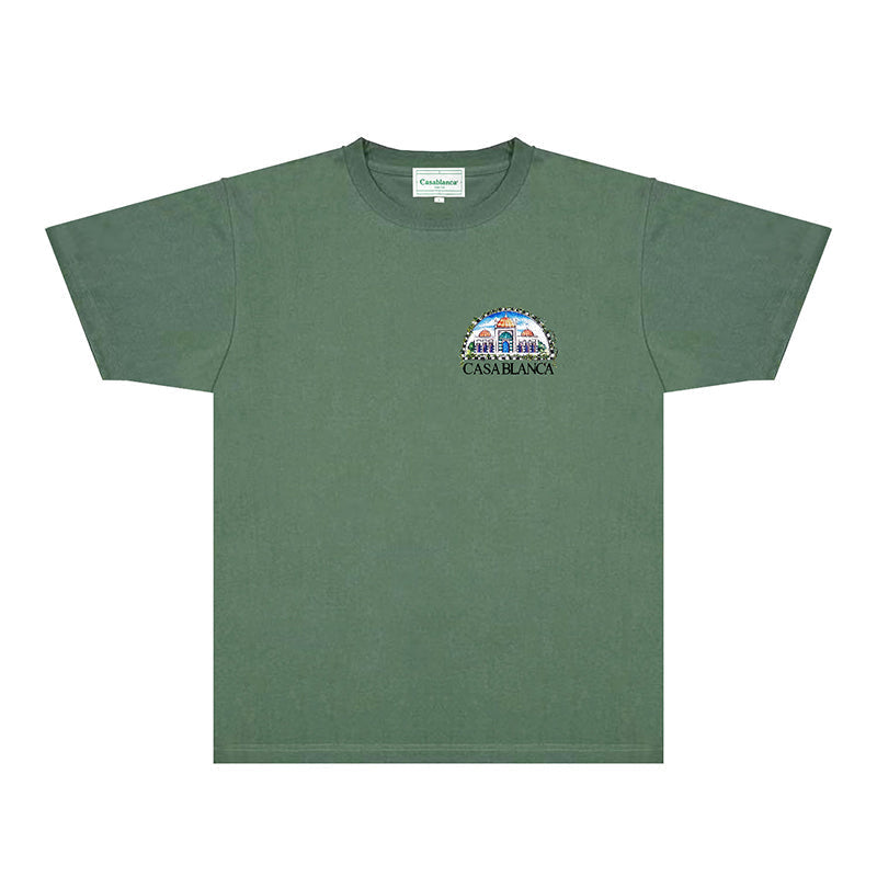 Casablanca T Shirts Fashion Print Street