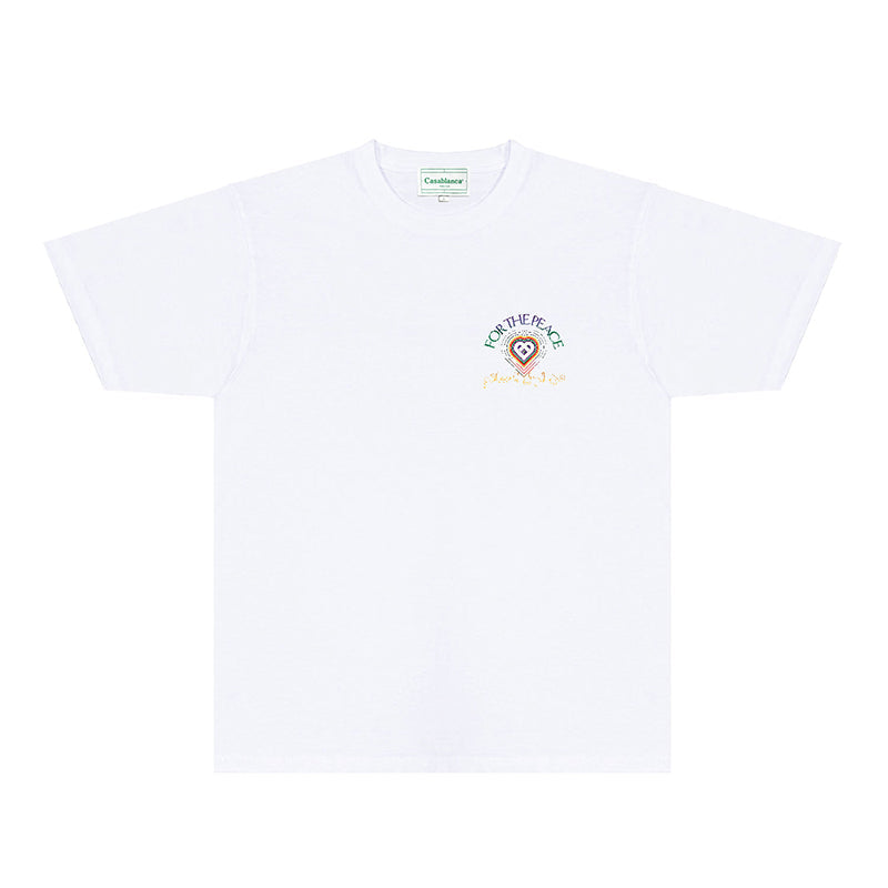 Casablanca T Shirts Fashion Print Street
