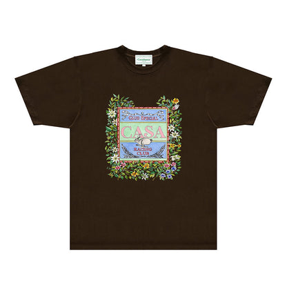 Casablanca T Shirts Fashion Print Street