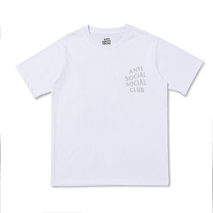 Anti Social Club T Shirt Summer Lettered Casual Loose Men's Clothing