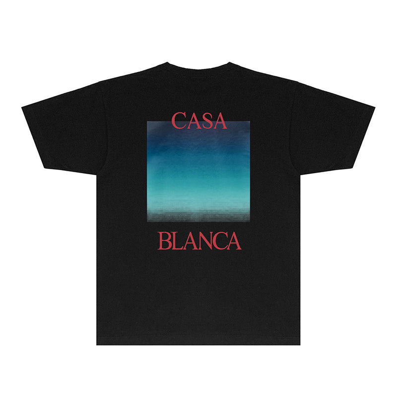 Casablanca T Shirts Fashion Print Street