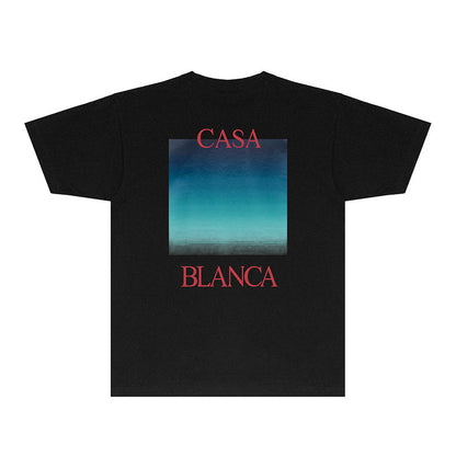 Casablanca T Shirts Fashion Print Street