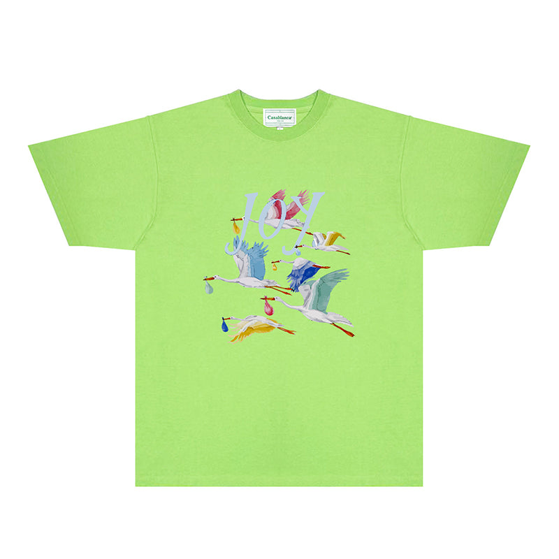 Casablanca T Shirts Fashion Print Street