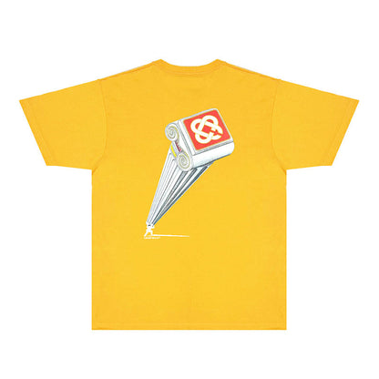 Casablanca T Shirts Fashion Print Street