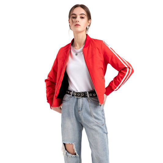 Women Trench Coat Short Flight Jacket Women's Spring and Autumn Jacket