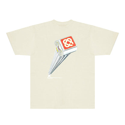 Casablanca T Shirts Fashion Print Street