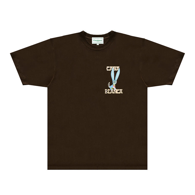 Casablanca T Shirts Fashion Print Street