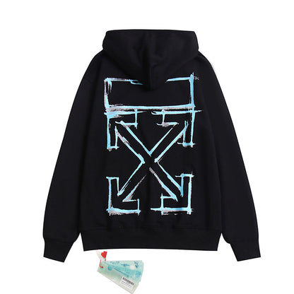 OW Hoodie Blue Chalk Gradient Long Sleeve