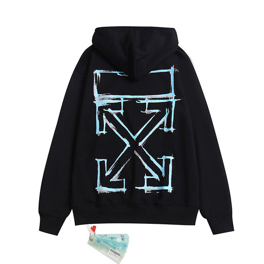 OW Hoodie Blue Chalk Gradient Long Sleeve