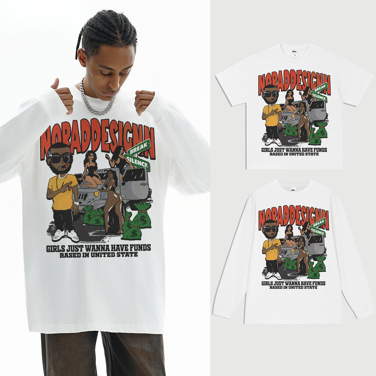 Vintage T-shirts short-sleeved t-shirts washed and old cotton t-shirts
