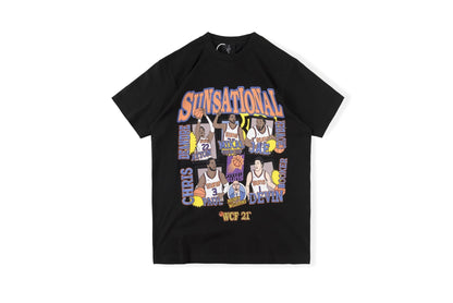 Cpfm T Shirt Vintage Printed Men's Loose Short Sleeve T-shirt