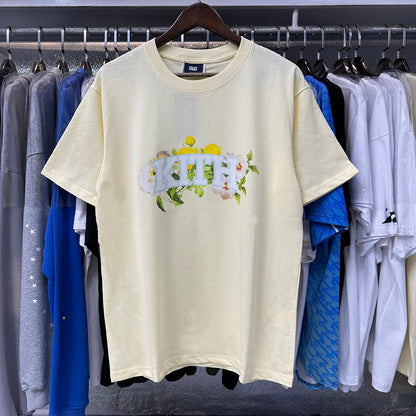 Kith T-Shirt Yellow Floral Print Tee