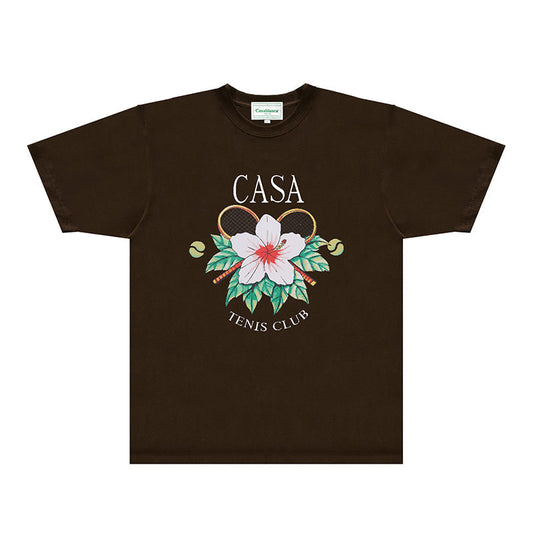 Casablanca T Shirts Fashion Print Street
