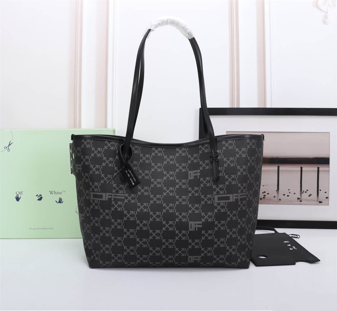 Off White Bag Casual Outdoor Convenient Tote Bag