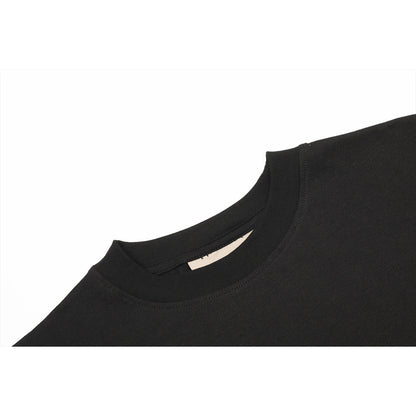 Unisex T-Shirts RR123 Flame Print Loose Casual T-Shirt