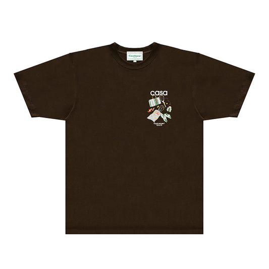 Casablanca T Shirts Fashion Print Street