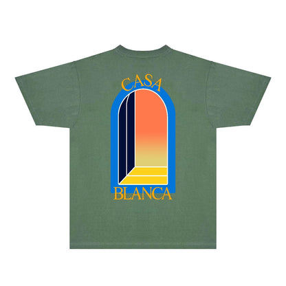 Casablanca T Shirts Fashion Print Street