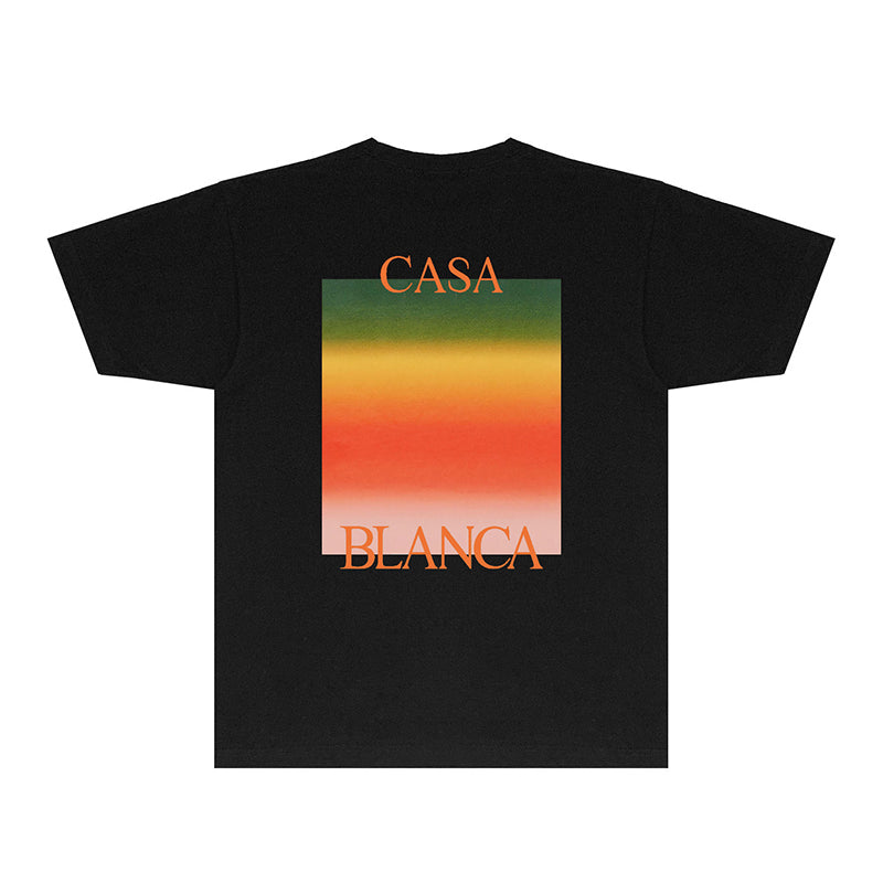 Casablanca T Shirts Fashion Print Street