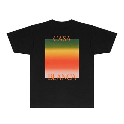Casablanca T Shirts Fashion Print Street