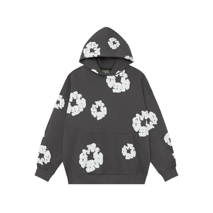 Denim Tears Cotton Wreath Dark Grey Hoodie