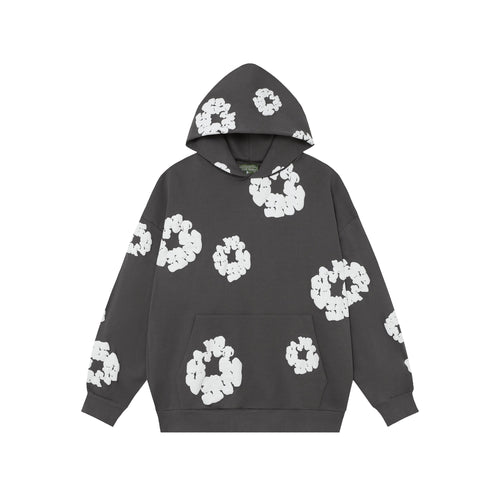 Denim Tears Cotton Wreath Dark Grey Hoodie