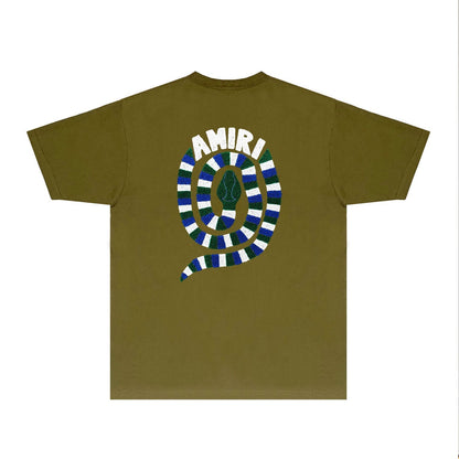 Amiri T Shirts Printed Trendy Pure Cotton