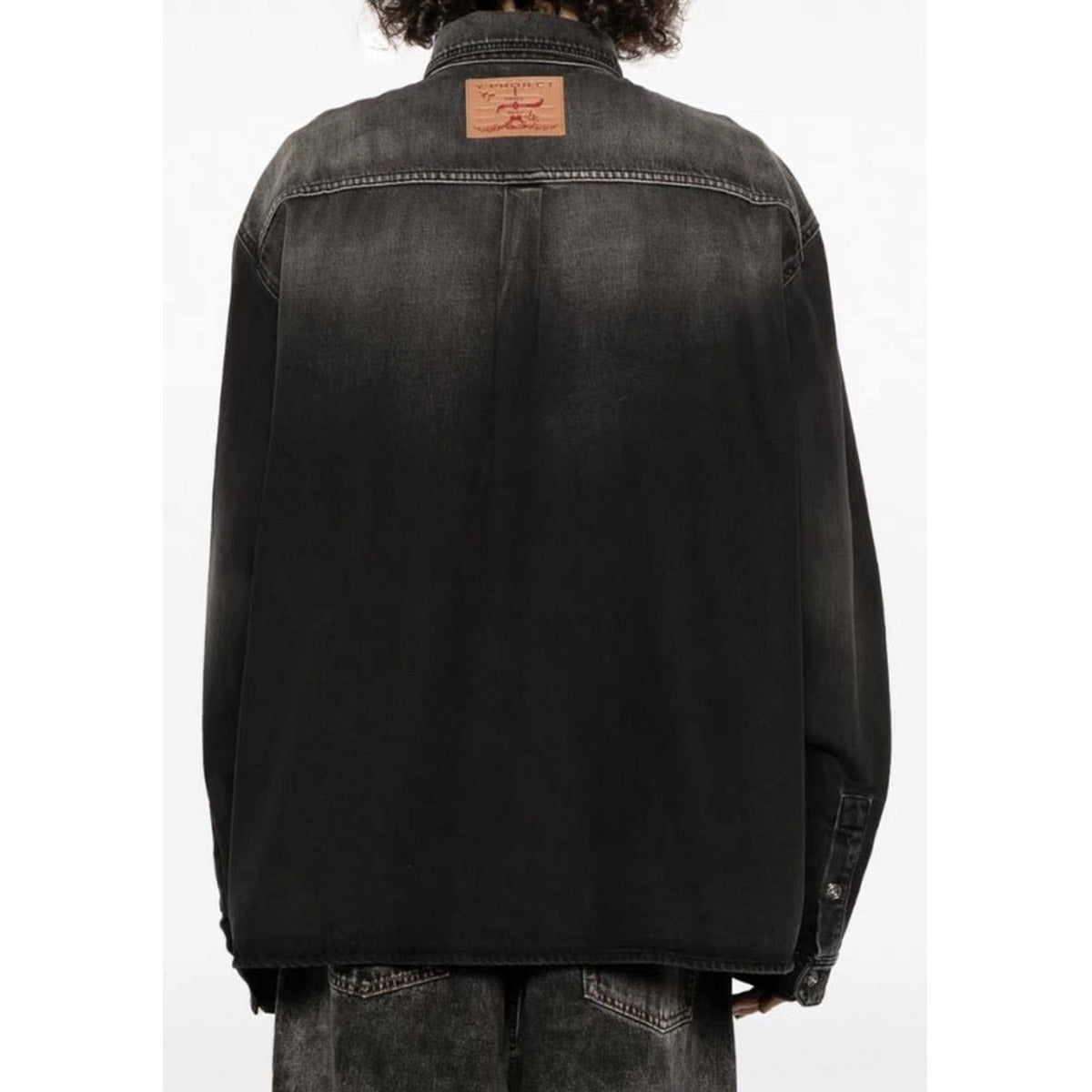 Unisex Denim Jacket Old Patch Embroidered Denim Casual Loose Jacket
