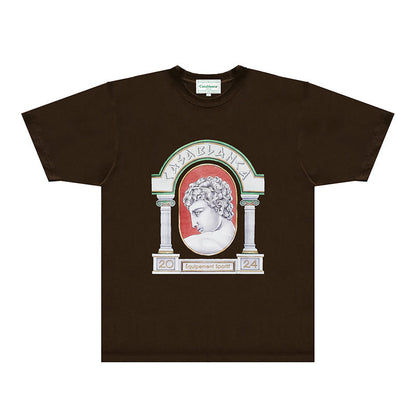 Casablanca T Shirts Fashion Print Street