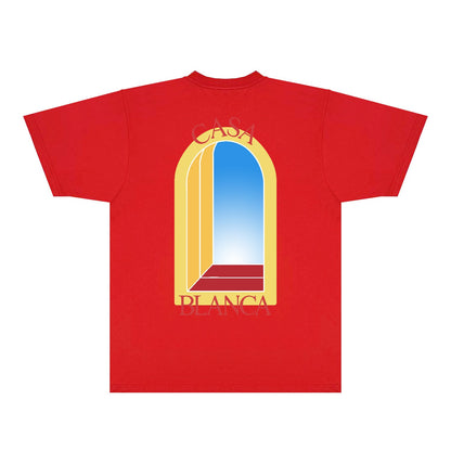 Casablanca T Shirts Fashion Print Street