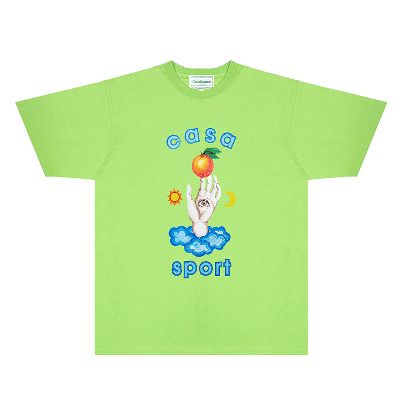 Casablanca T Shirts Fashion Print Street