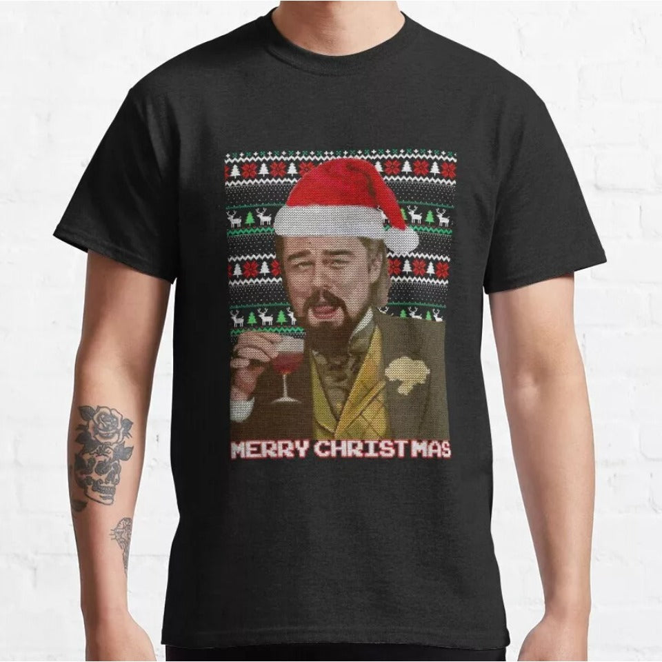 Merry Fitmas Christmas Gym Sport T-shirt For Funny Christmas