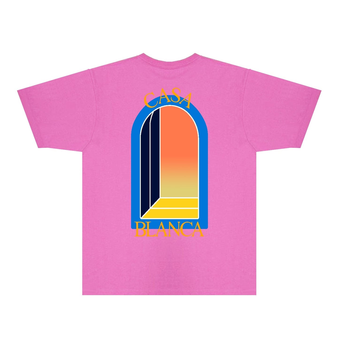 Casablanca T Shirts Fashion Print Street