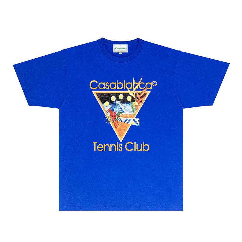 Casablanca T Shirts Fashion Print Street