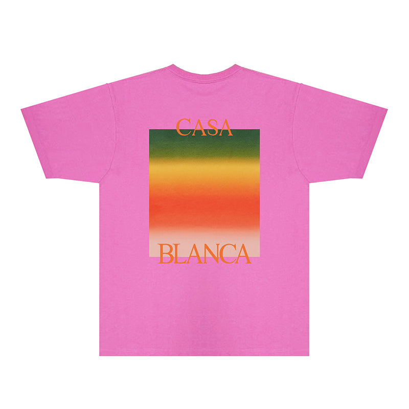 Casablanca T Shirts Fashion Print Street