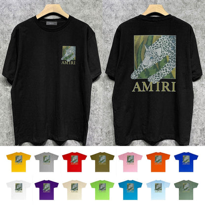 Amiri T Shirts Printed Trendy Pure Cotton