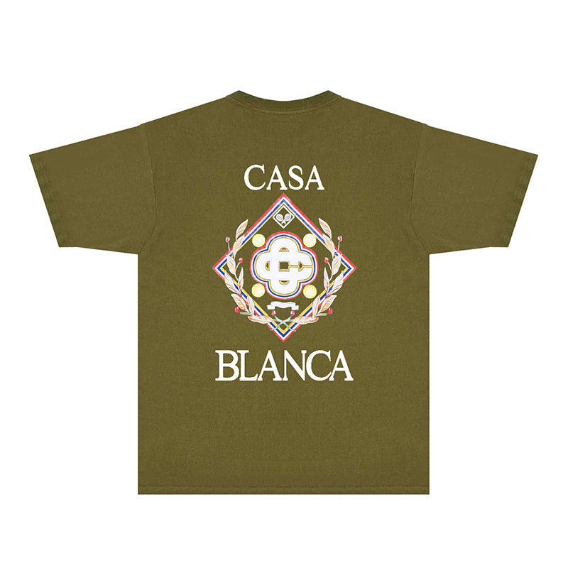 Casablanca T Shirts Fashion Print Street