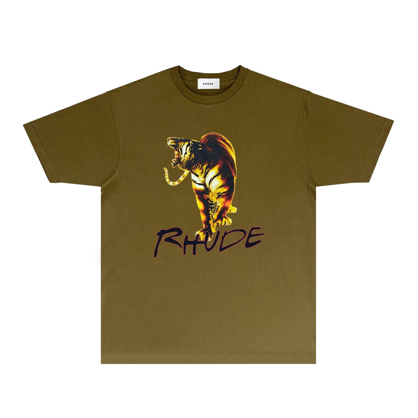 Rhude T Shirts Printed Trendy Pure Cotton