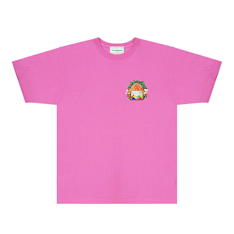 Casablanca T Shirts Fashion Print Street