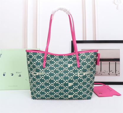 Off White Bag Casual Outdoor Convenient Tote Bag
