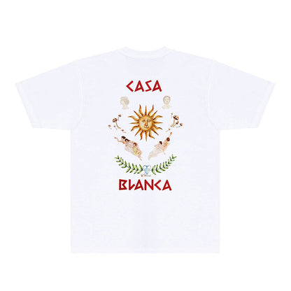 Casablanca T Shirts Fashion Print Street