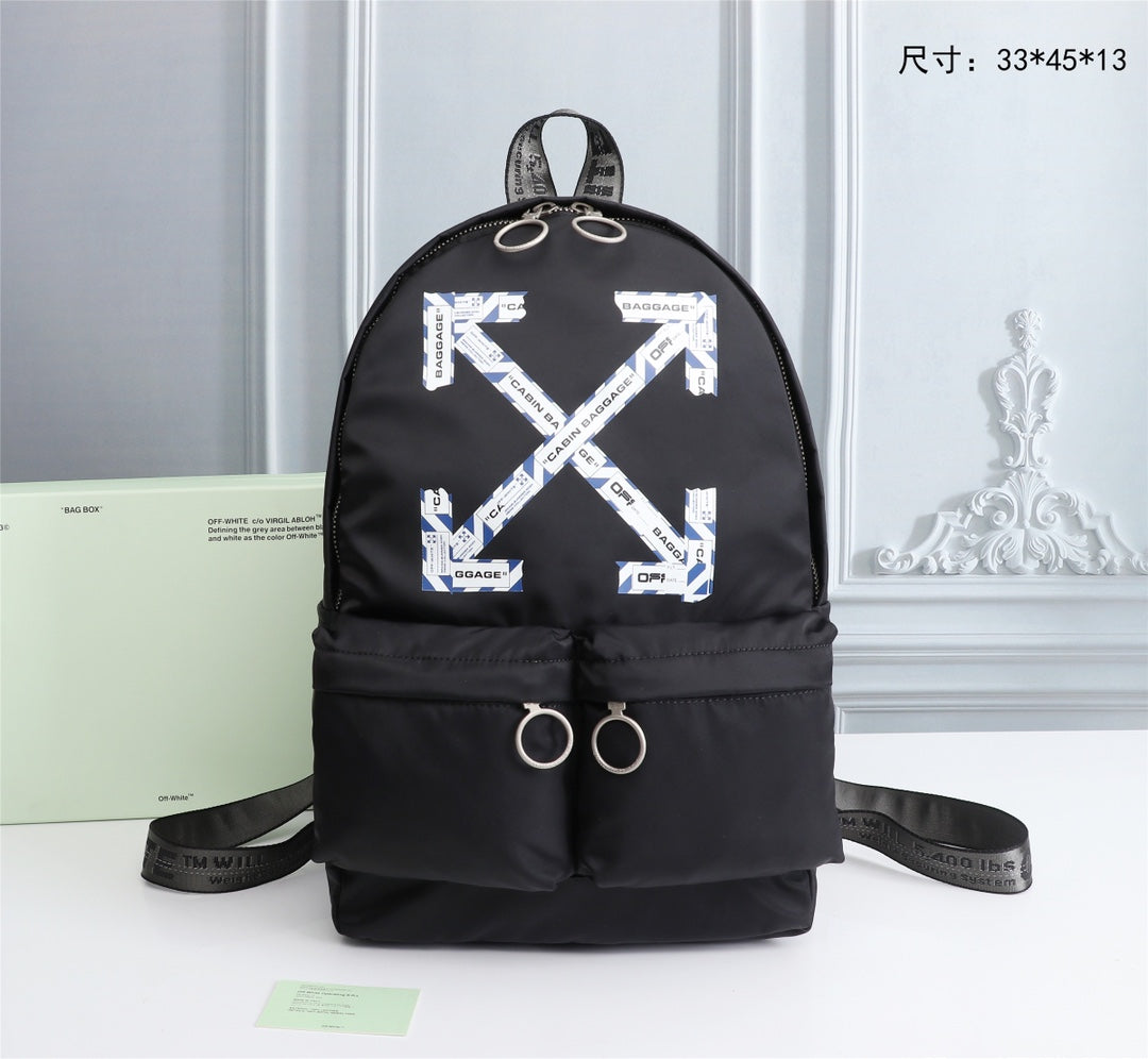 Off White Bag Casual Outdoor Convenient Tote Bag