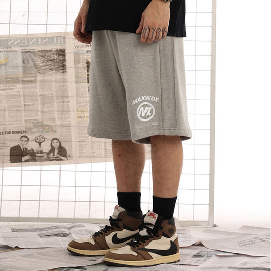 Men Shorts Hip Hop Shorts Men and Women Loose Old School Sports Casual Sweatpants